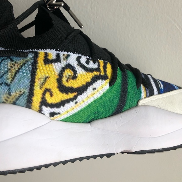 Triple 7 Notorious Racer shoe — tie dye mural pattern with chunky white base - Picture 11 of 14